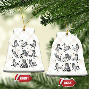 Funny Cat Soccer Player Ceramic Ornament Gift For Soccer Lovers TS12 Print Your Wear