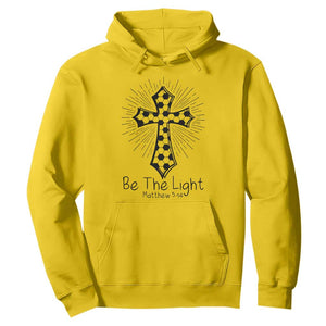 Be The Light Matthew 5 14 Hoodie Christian Soccer Faith Gift TS12 Daisy Print Your Wear