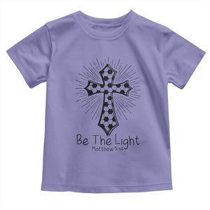 Be The Light Matthew 5 14 Toddler T Shirt Christian Soccer Faith Gift TS12 Violet Print Your Wear