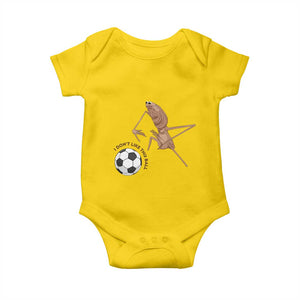 Funny Marcus The Worm Soccer Lover Baby Onesie I Do Not Like This Ball TS12 Daisy Print Your Wear