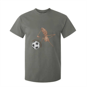 Funny Marcus The Worm Soccer Lover T Shirt For Kid I Do Not Like This Ball TS12 Military Green Print Your Wear