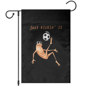 Funny Marcus The Worm Soccer Lover Garden Flag Just Kickin It TS12 Black Print Your Wear