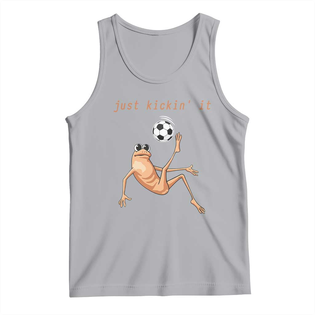 Funny Marcus The Worm Soccer Lover Tank Top Just Kickin It TS12 Athletic Heather Print Your Wear