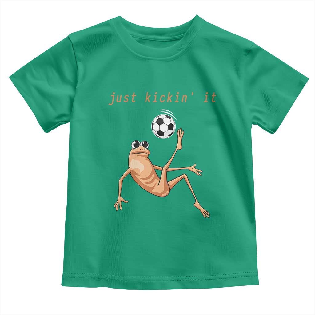 Funny Marcus The Worm Soccer Lover Toddler T Shirt Just Kickin It TS12 Irish Green Print Your Wear