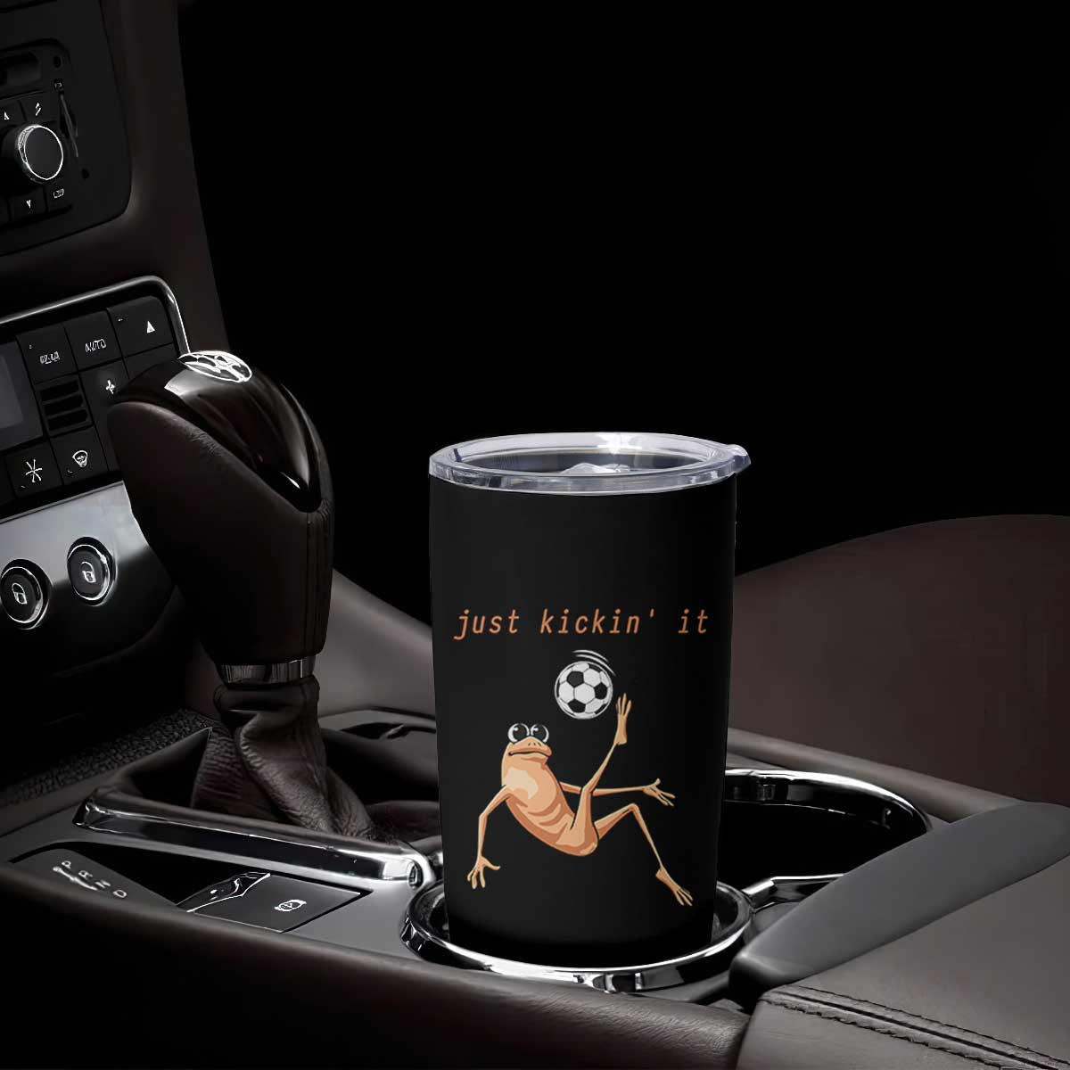 Funny Marcus The Worm Soccer Lover Tumbler Cup Just Kickin It TS12 Print Your Wear