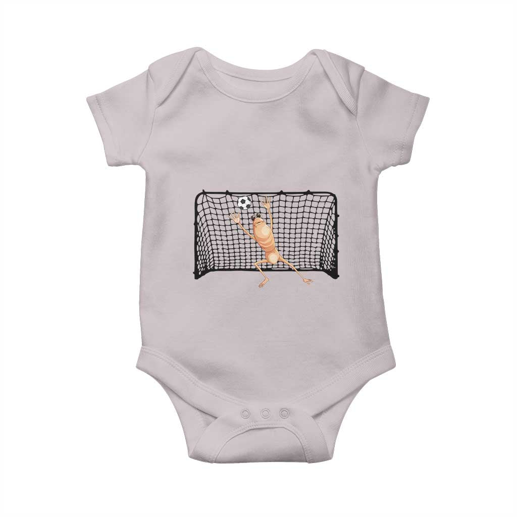 Funny Marcus The Worm Soccer Goalkeeper Gift Baby Onesie TS12 Ice Gray Print Your Wear