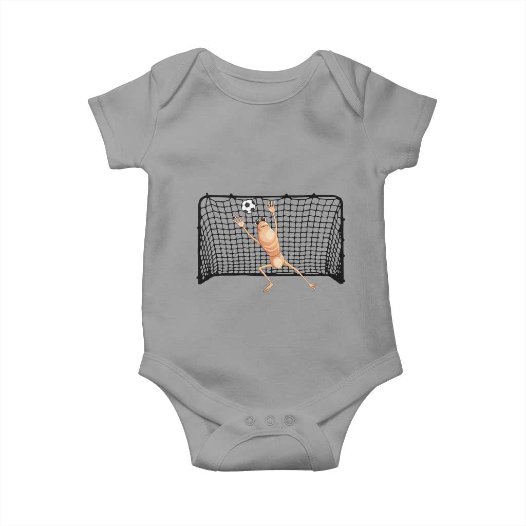 Funny Marcus The Worm Soccer Goalkeeper Gift Baby Onesie TS12 Sport Gray Print Your Wear