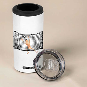 Funny Marcus The Worm Soccer Goalkeeper Gift 4 in 1 Can Cooler Tumbler TS12 Print Your Wear