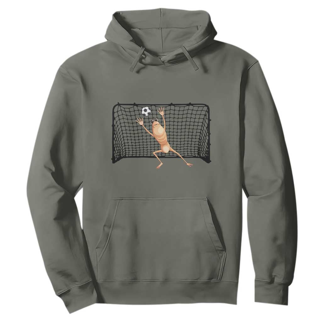 Funny Marcus The Worm Soccer Goalkeeper Gift Hoodie TS12 Military Green Print Your Wear