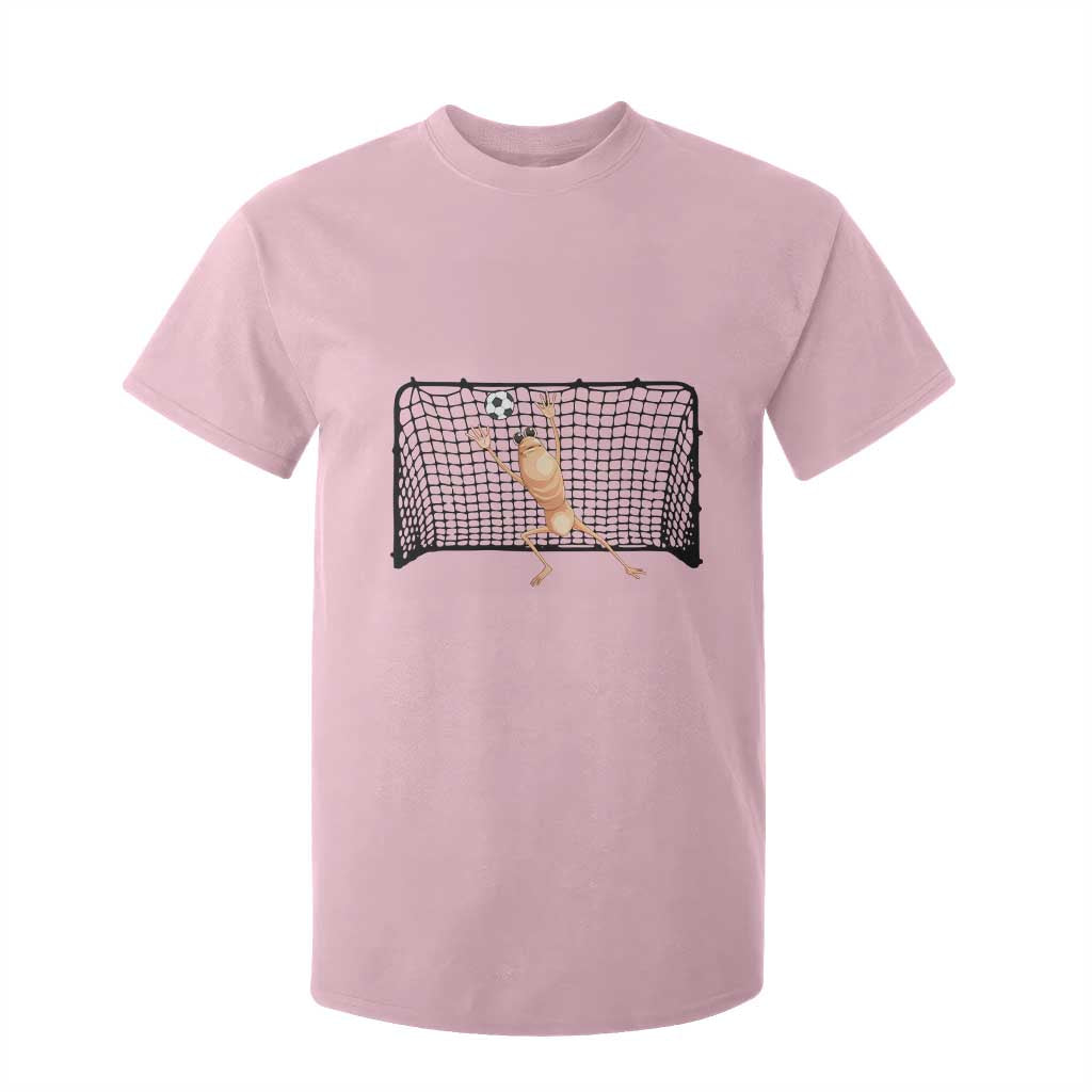 Funny Marcus The Worm Soccer Goalkeeper Gift T Shirt For Kid TS12 Light Pink Print Your Wear