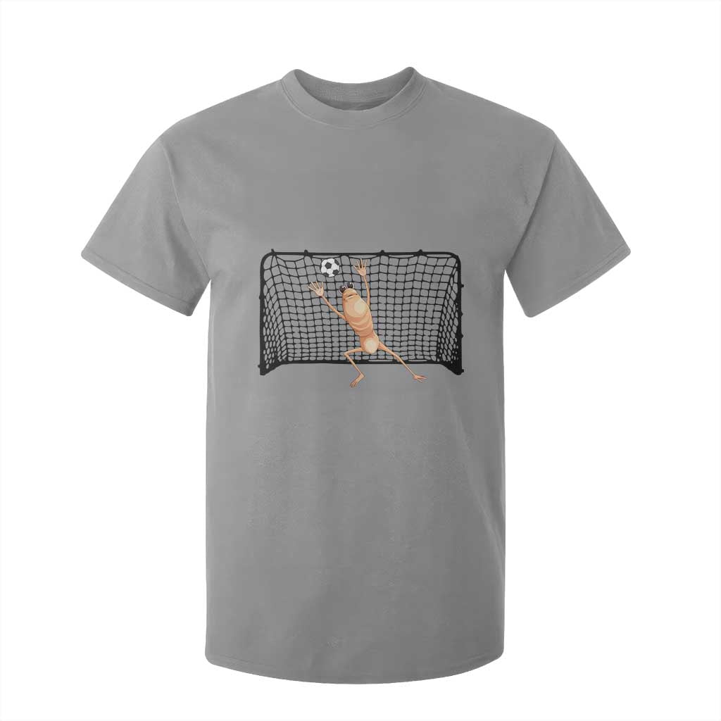 Funny Marcus The Worm Soccer Goalkeeper Gift T Shirt For Kid TS12 Sport Gray Print Your Wear