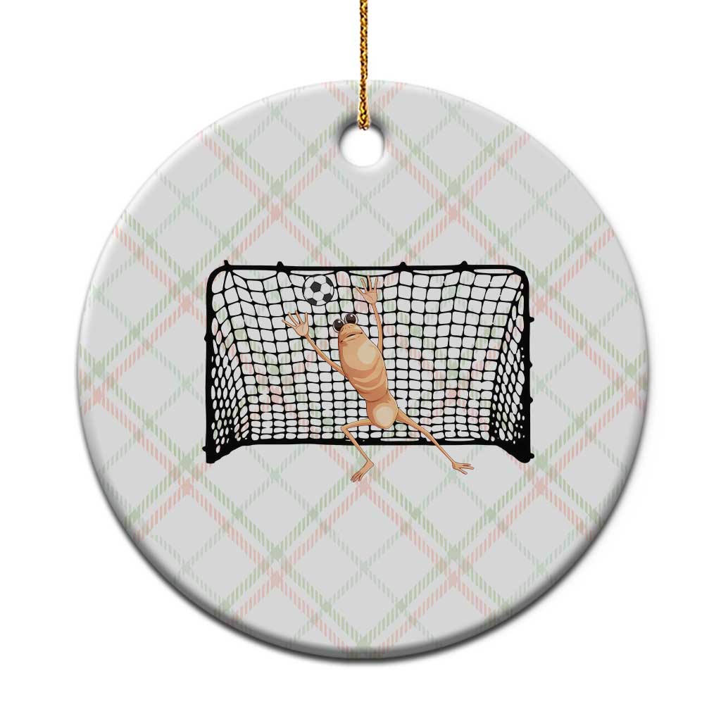 Funny Marcus The Worm Soccer Goalkeeper Gift Ceramic Ornament TS12 1pc Christmas Plaid Print Your Wear