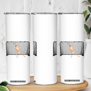 Funny Marcus The Worm Soccer Goalkeeper Gift Skinny Tumbler TS12 Print Your Wear