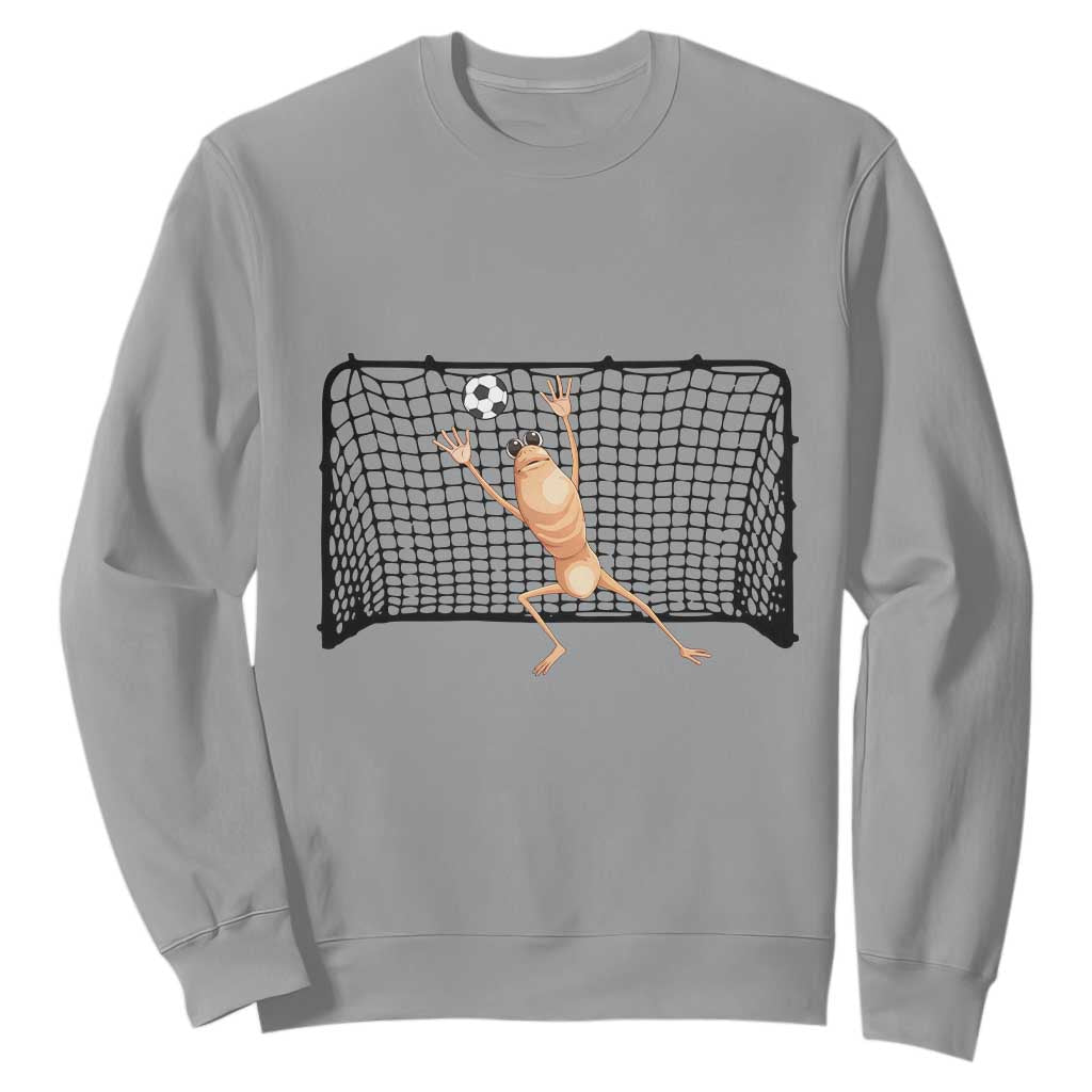 Funny Marcus The Worm Soccer Goalkeeper Gift Sweatshirt TS12 Sport Gray Print Your Wear