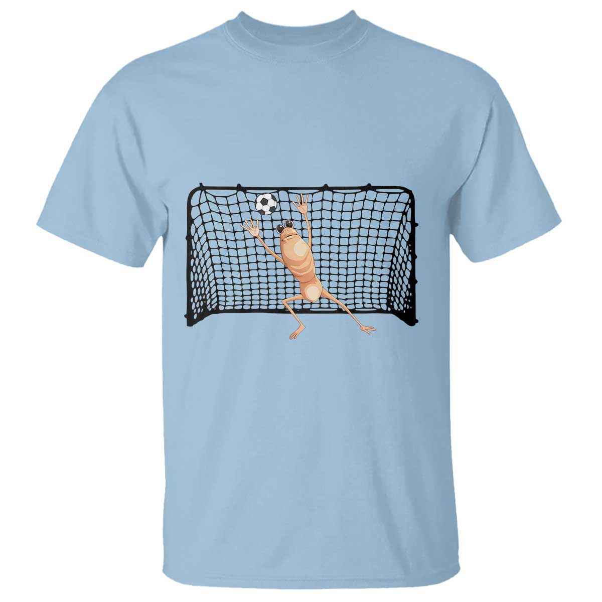 Funny Marcus The Worm Soccer Goalkeeper Gift T Shirt TS12 Light Blue Print Your Wear