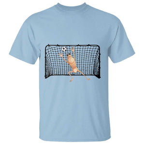 Funny Marcus The Worm Soccer Goalkeeper Gift T Shirt TS12 Light Blue Print Your Wear