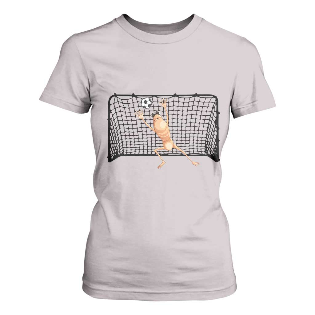 Funny Marcus The Worm Soccer Goalkeeper Gift T Shirt For Women TS12 Ice Gray Print Your Wear