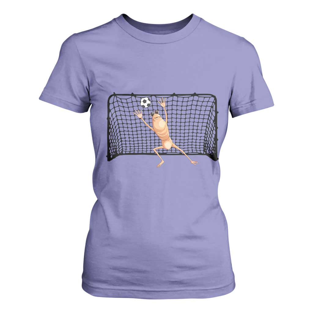 Funny Marcus The Worm Soccer Goalkeeper Gift T Shirt For Women TS12 Violet Print Your Wear