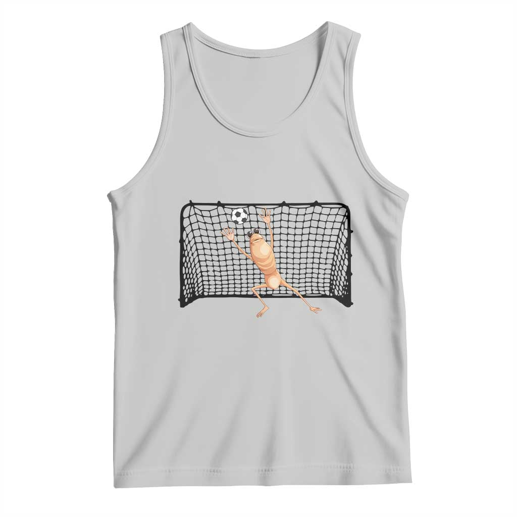 Funny Marcus The Worm Soccer Goalkeeper Gift Tank Top TS12 Ash Print Your Wear