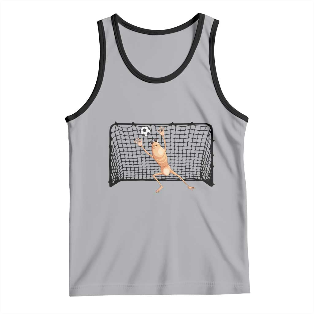 Funny Marcus The Worm Soccer Goalkeeper Gift Tank Top TS12 Athletic Heather Black Print Your Wear