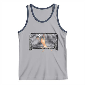 Funny Marcus The Worm Soccer Goalkeeper Gift Tank Top TS12 Athletic Heather Navy Print Your Wear