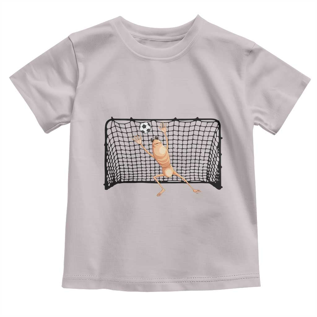 Funny Marcus The Worm Soccer Goalkeeper Gift Toddler T Shirt TS12 Ice Gray Print Your Wear