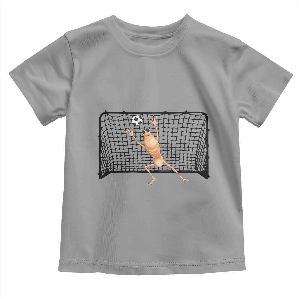 Funny Marcus The Worm Soccer Goalkeeper Gift Toddler T Shirt TS12 Sport Gray Print Your Wear