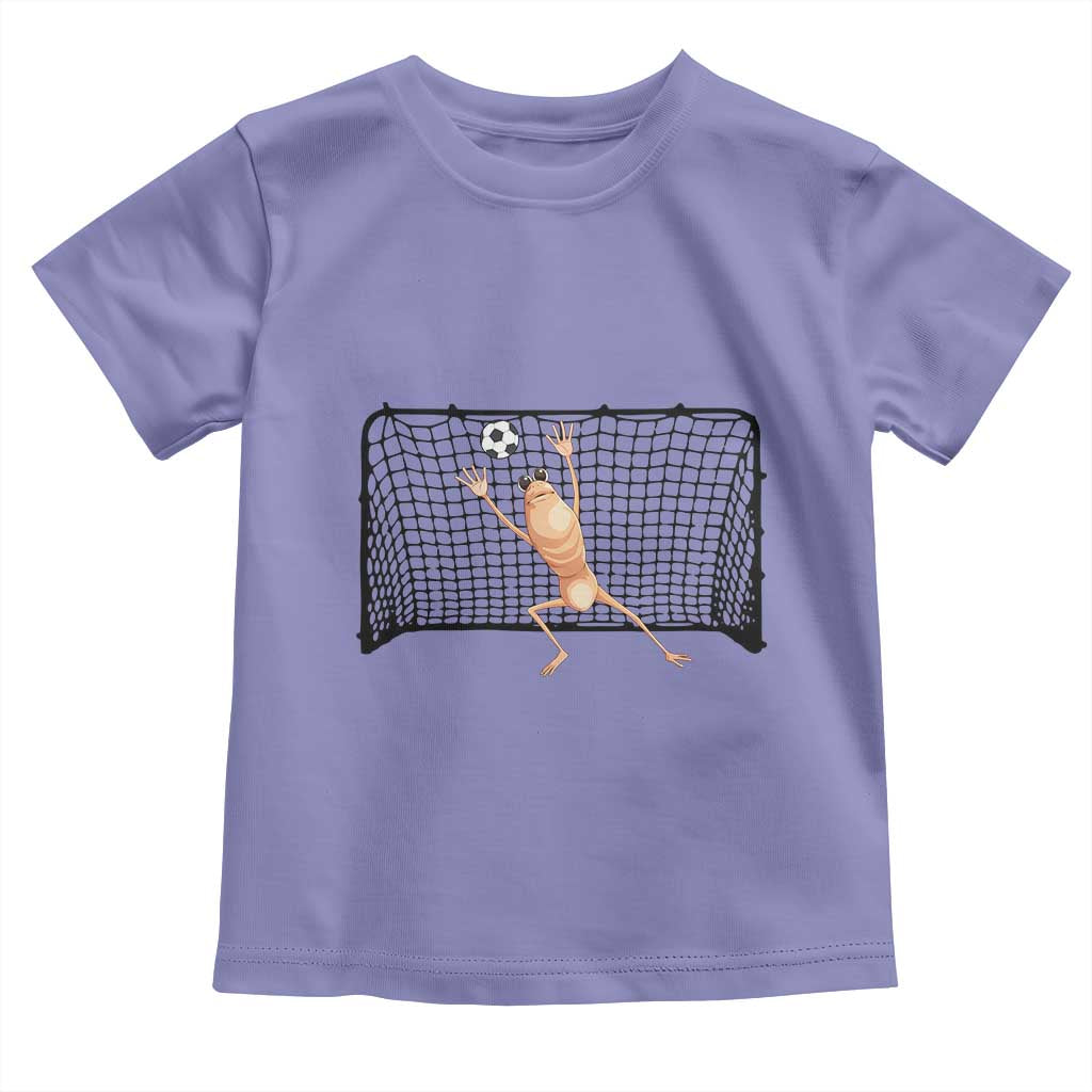 Funny Marcus The Worm Soccer Goalkeeper Gift Toddler T Shirt TS12 Violet Print Your Wear