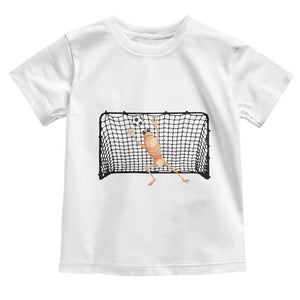 Funny Marcus The Worm Soccer Goalkeeper Gift Toddler T Shirt TS12 White Print Your Wear