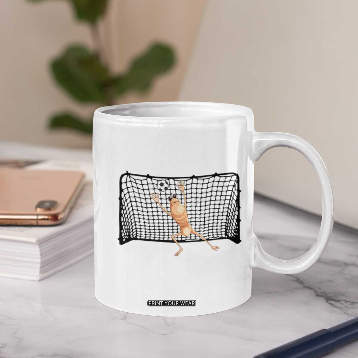Funny Marcus The Worm Soccer Goalkeeper Gift Coffee Mug TS12 Print Your Wear