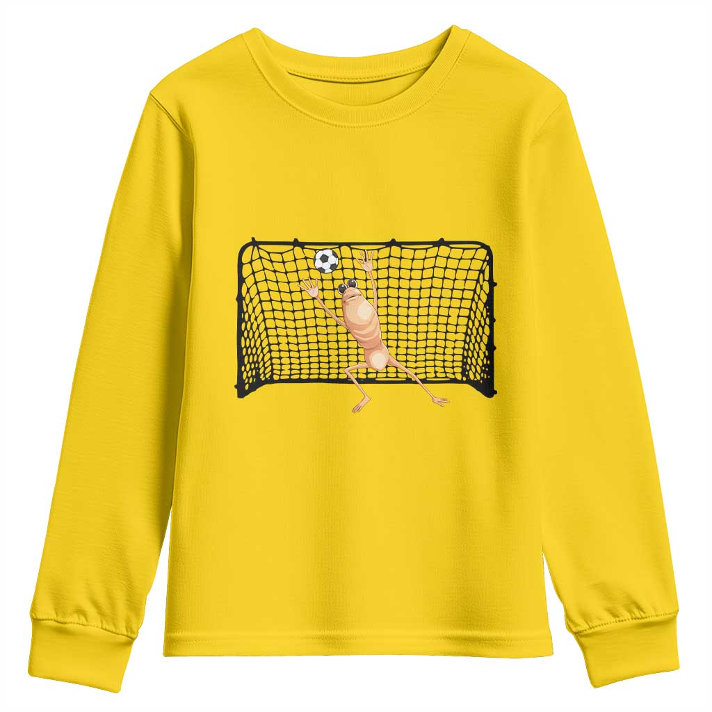 Funny Marcus The Worm Soccer Goalkeeper Gift Youth Sweatshirt TS12 Daisy Print Your Wear