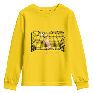 Funny Marcus The Worm Soccer Goalkeeper Gift Youth Sweatshirt TS12 Daisy Print Your Wear