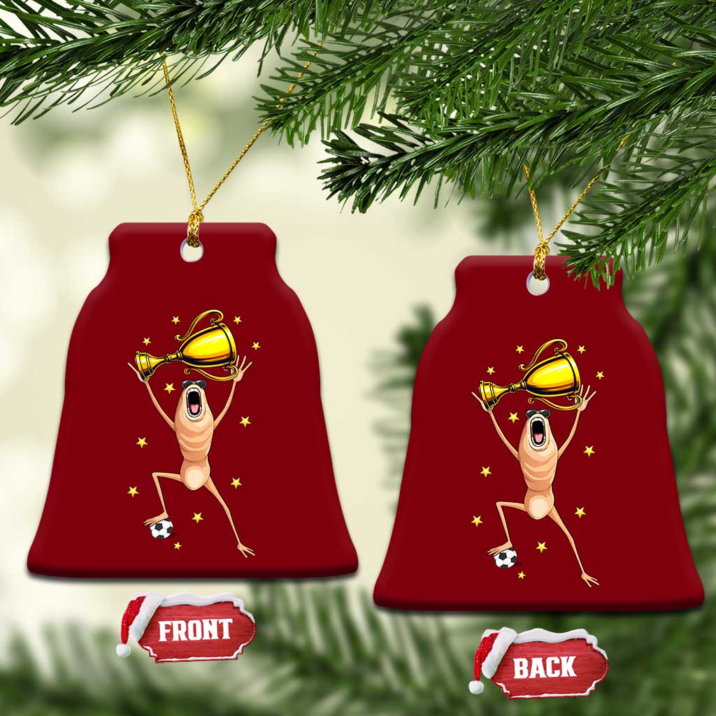 Funny Marcus The Worm Soccer Champion Ceramic Ornament Soccer Lover TS12 Print Your Wear