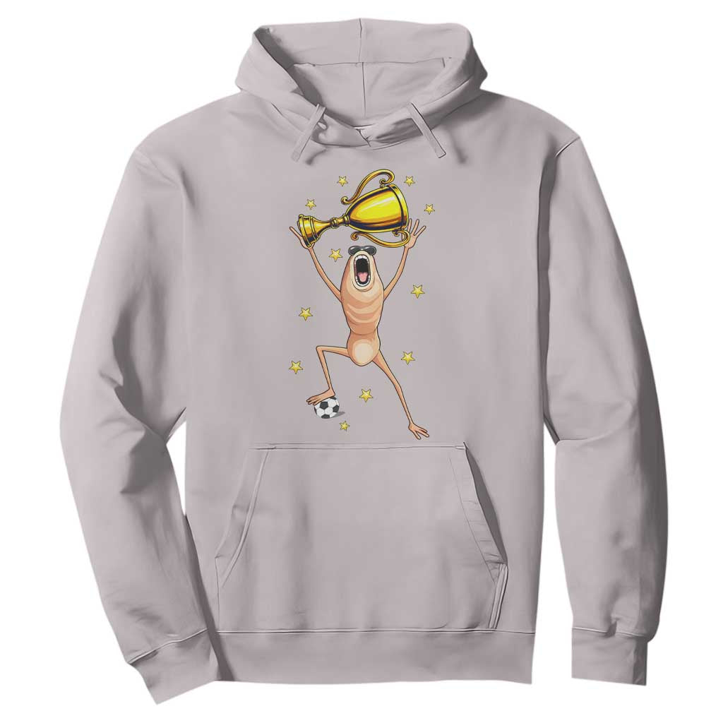 Funny Marcus The Worm Soccer Champion Hoodie Soccer Lover TS12 Ice Gray Print Your Wear