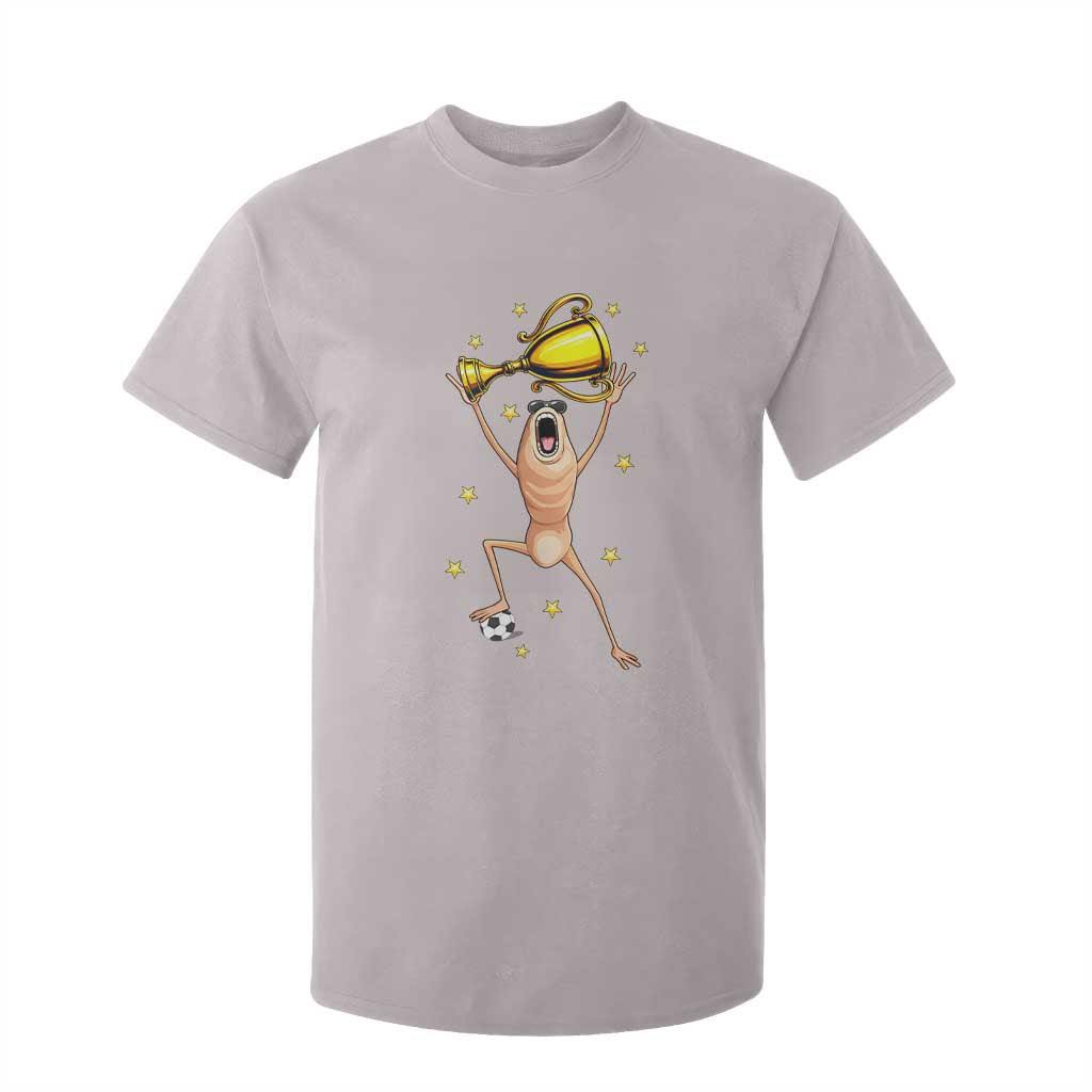Funny Marcus The Worm Soccer Champion T Shirt For Kid Soccer Lover TS12 Ice Gray Print Your Wear
