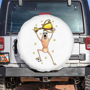 Funny Marcus The Worm Soccer Champion Spare Tire Cover Soccer Lover TS12 No hole Black Print Your Wear