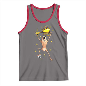 Funny Marcus The Worm Soccer Champion Tank Top Soccer Lover TS12 Deep Heather Red Print Your Wear