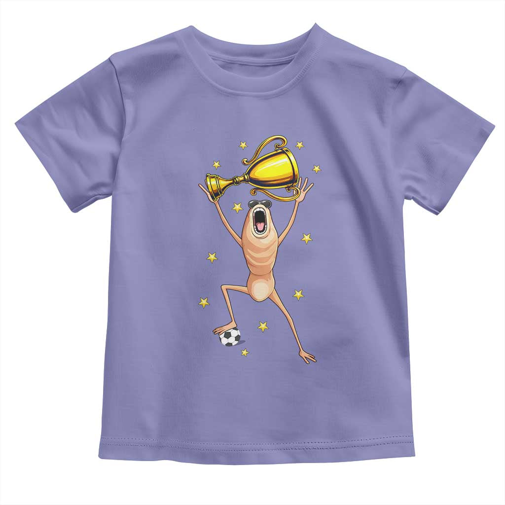 Funny Marcus The Worm Soccer Champion Toddler T Shirt Soccer Lover TS12 Violet Print Your Wear