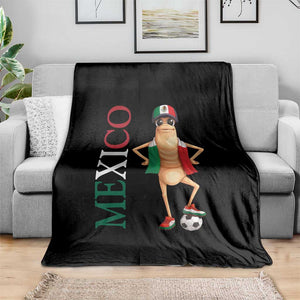 Mexico Soccer Fan Marcus The Worm Throw Blanket Country Football Gift TS12 Print Your Wear