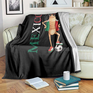 Mexico Soccer Fan Marcus The Worm Throw Blanket Country Football Gift TS12 Print Your Wear