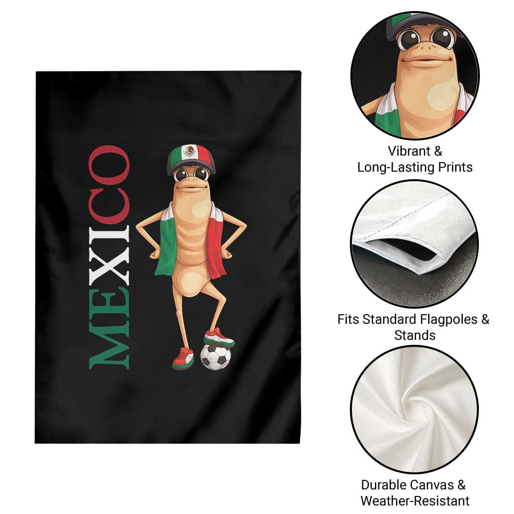 Mexico Soccer Fan Marcus The Worm Garden Flag Country Football Gift TS12 Print Your Wear