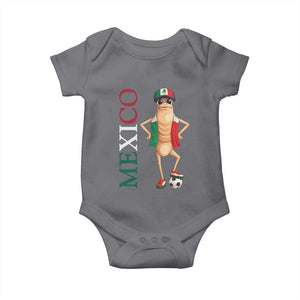 Mexico Soccer Fan Marcus The Worm Baby Onesie Country Football Gift TS12 Charcoal Print Your Wear