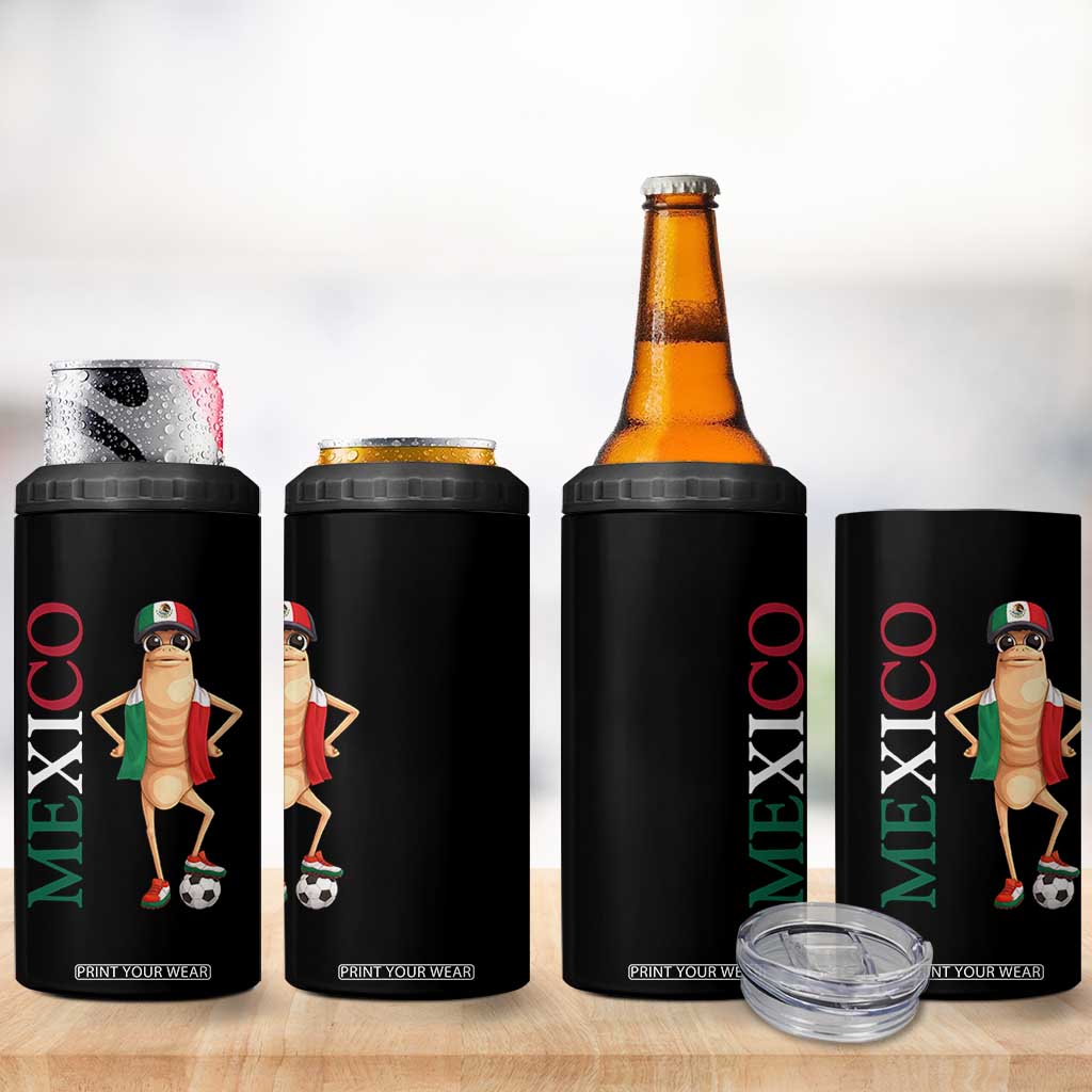 Mexico Soccer Fan Marcus The Worm 4 in 1 Can Cooler Tumbler Country Football Gift TS12 Print Your Wear