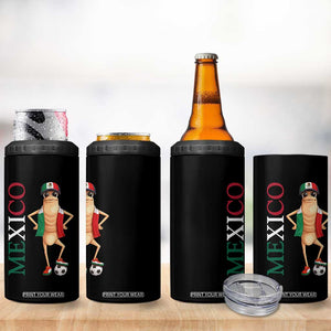 Mexico Soccer Fan Marcus The Worm 4 in 1 Can Cooler Tumbler Country Football Gift TS12 Print Your Wear