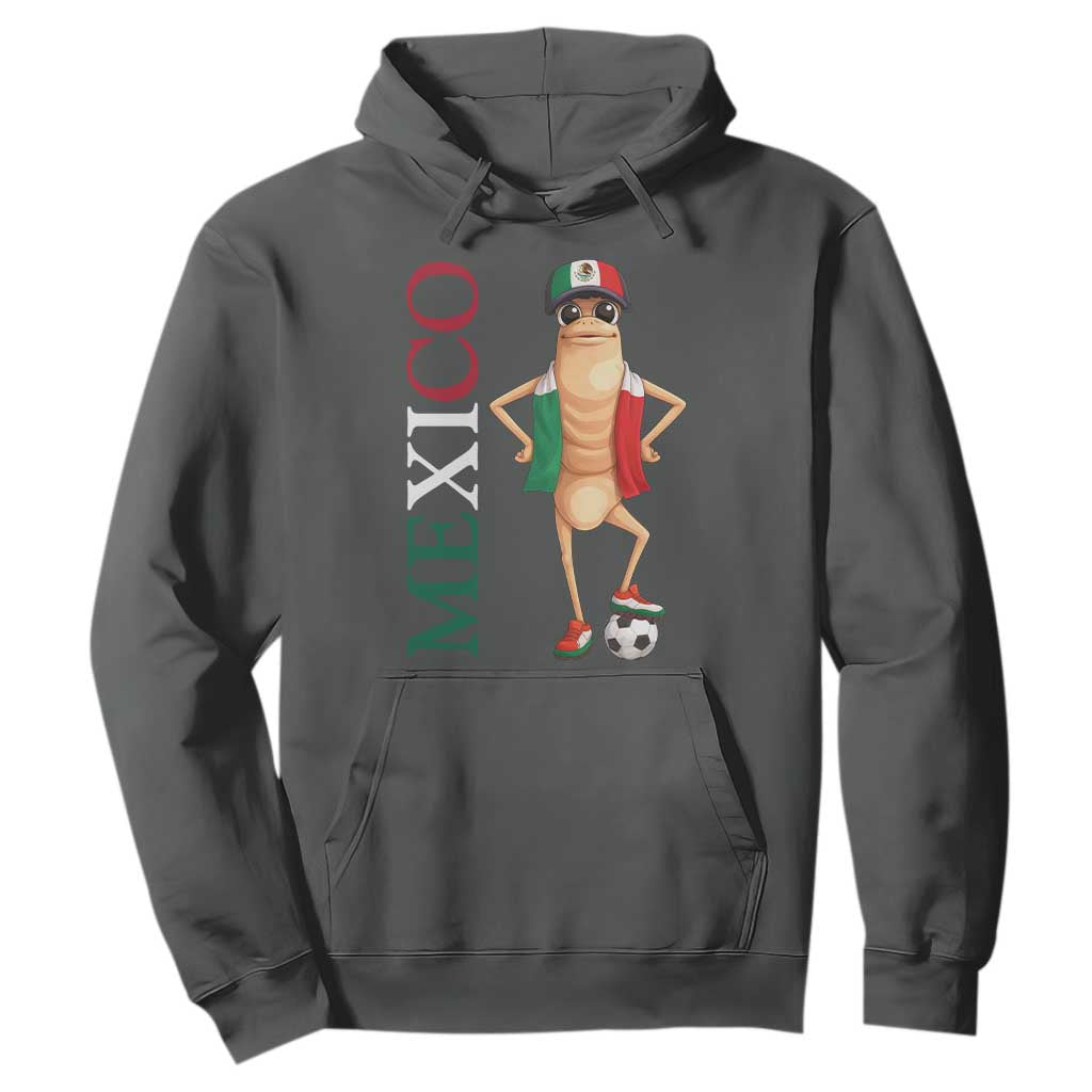 Mexico Soccer Fan Marcus The Worm Hoodie Country Football Gift TS12 Dark Heather Print Your Wear