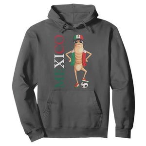 Mexico Soccer Fan Marcus The Worm Hoodie Country Football Gift TS12 Dark Heather Print Your Wear