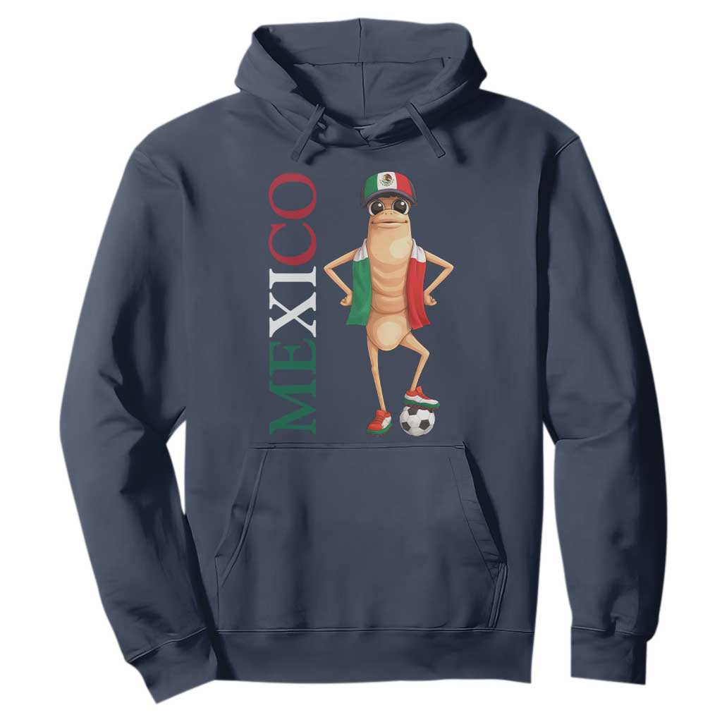 Mexico Soccer Fan Marcus The Worm Hoodie Country Football Gift TS12 Navy Print Your Wear