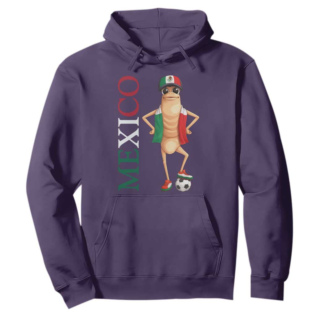 Mexico Soccer Fan Marcus The Worm Hoodie Country Football Gift TS12 Purple Print Your Wear