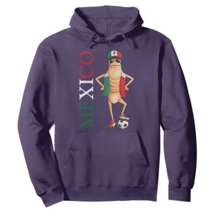 Mexico Soccer Fan Marcus The Worm Hoodie Country Football Gift TS12 Purple Print Your Wear