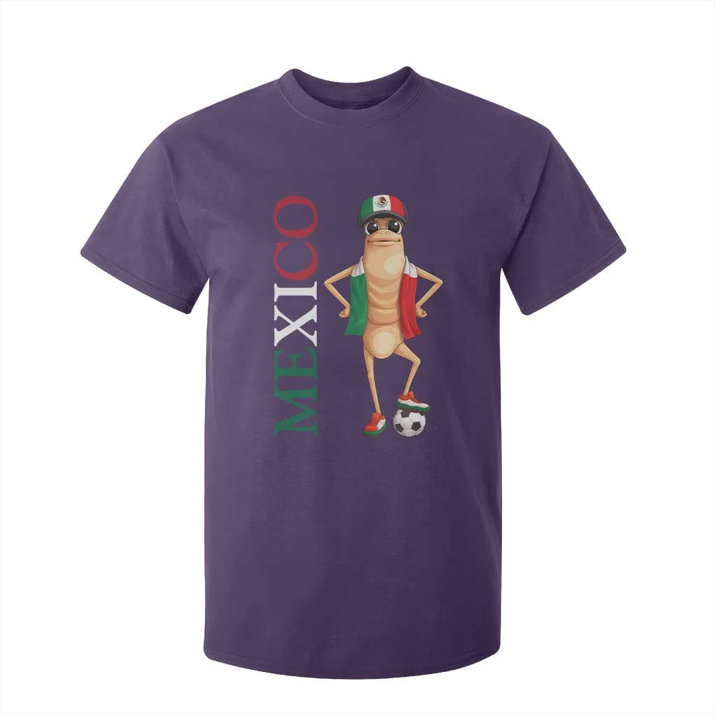 Mexico Soccer Fan Marcus The Worm T Shirt For Kid Country Football Gift TS12 Purple Print Your Wear